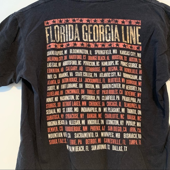 Florida Georgia Line Concert Tee Shirt - Picture 10 of 14